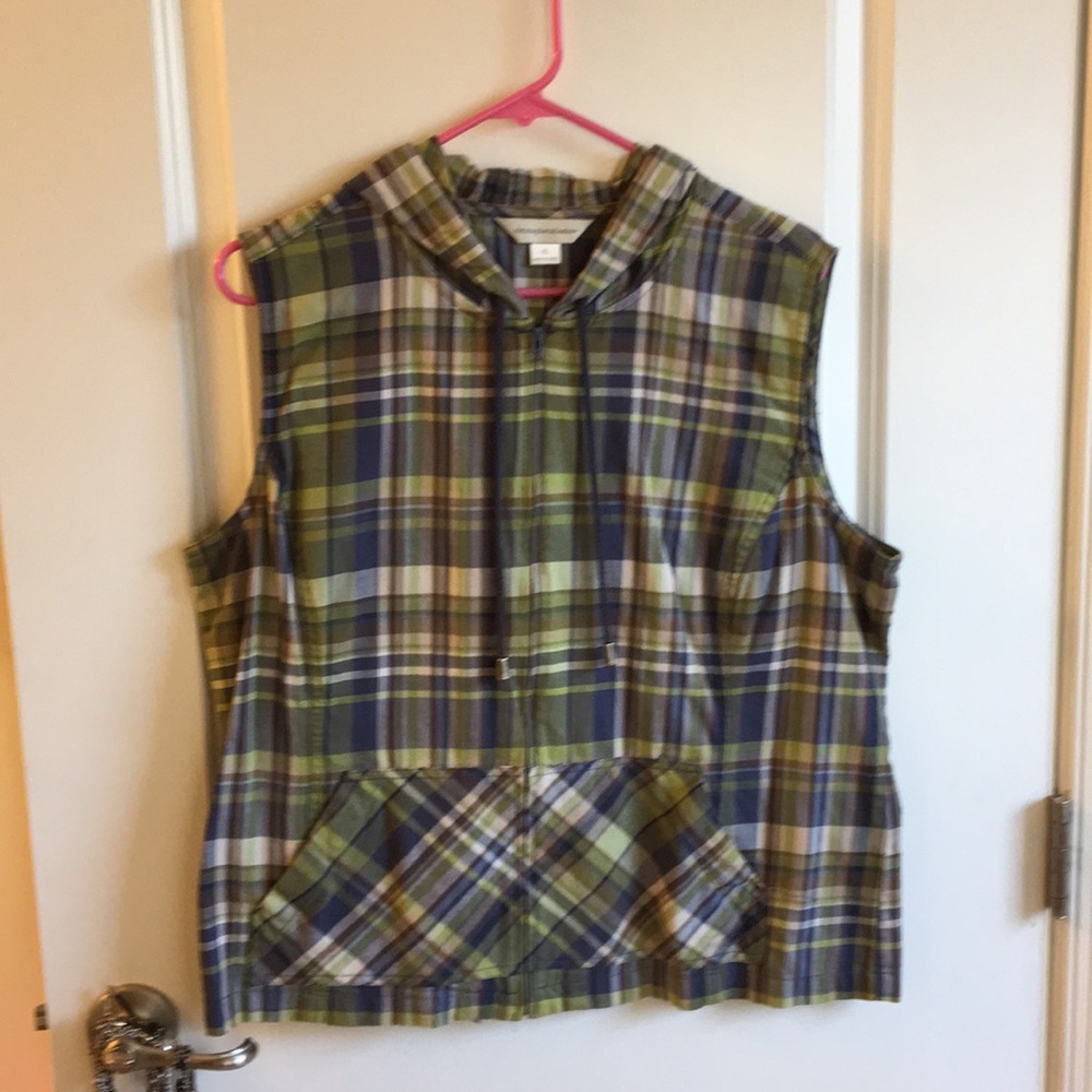 Plaid vest